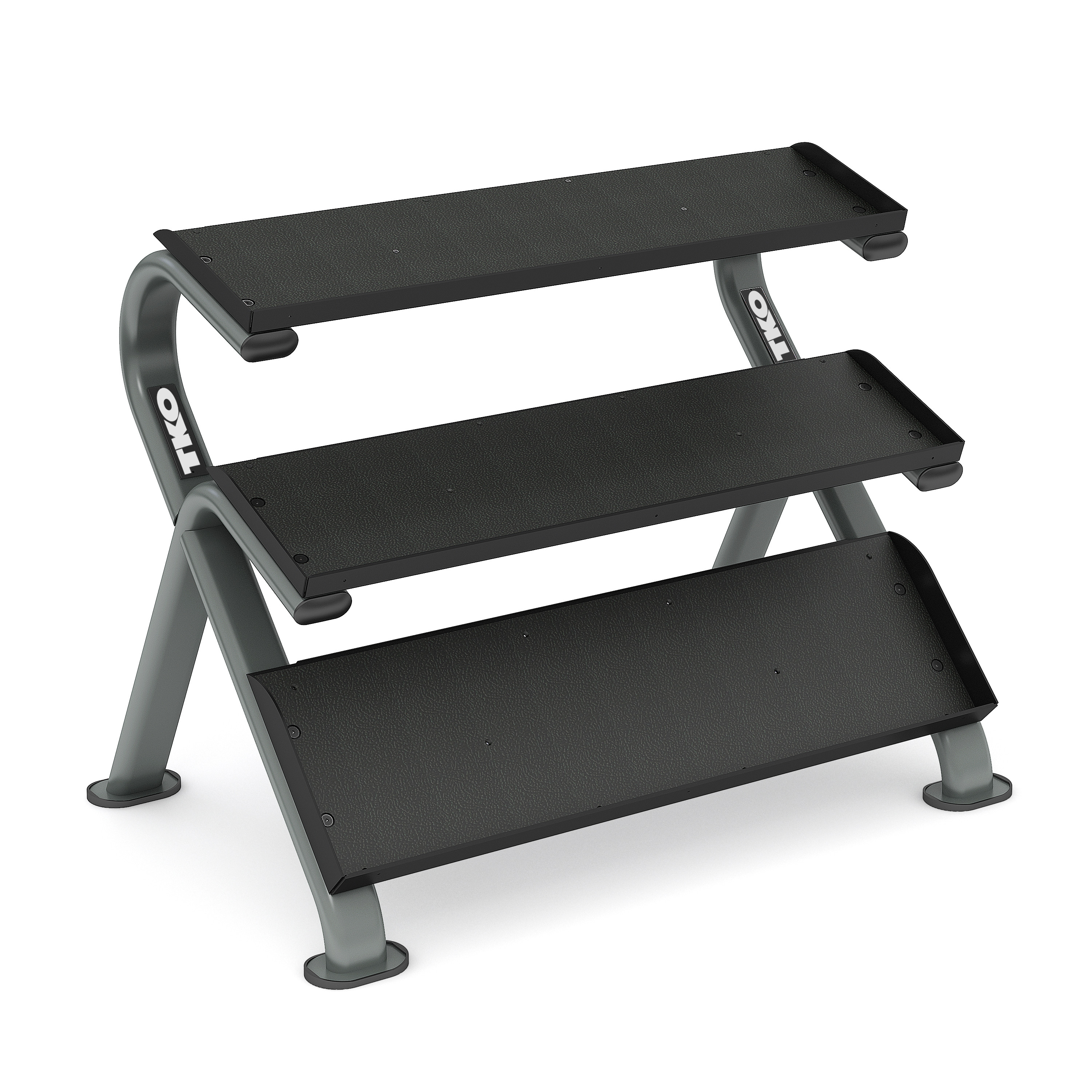 TKO 3-Tier Horizontal Dumbbell Rack