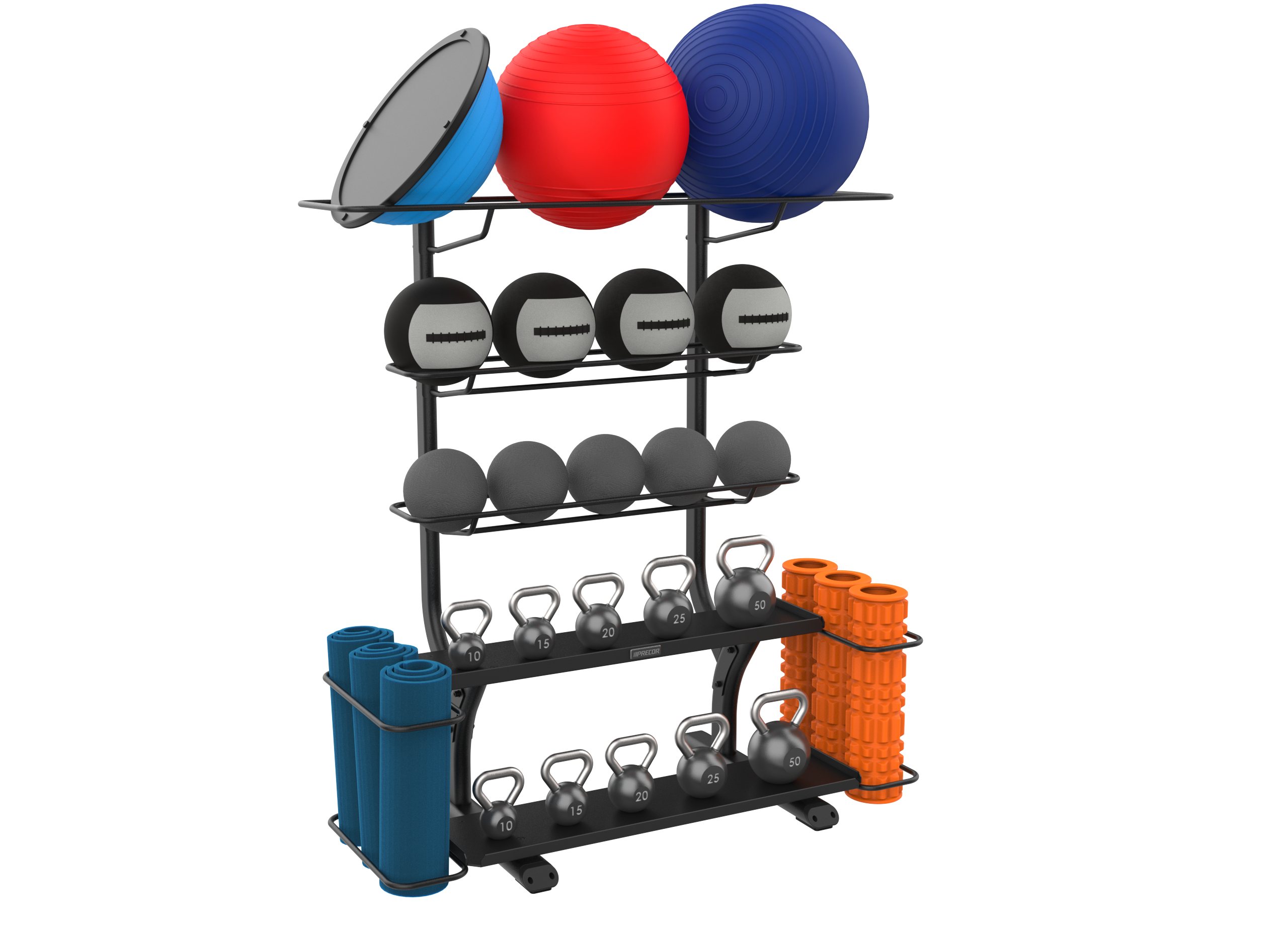 Precor Vitality Kettlebell and Accessory Storage