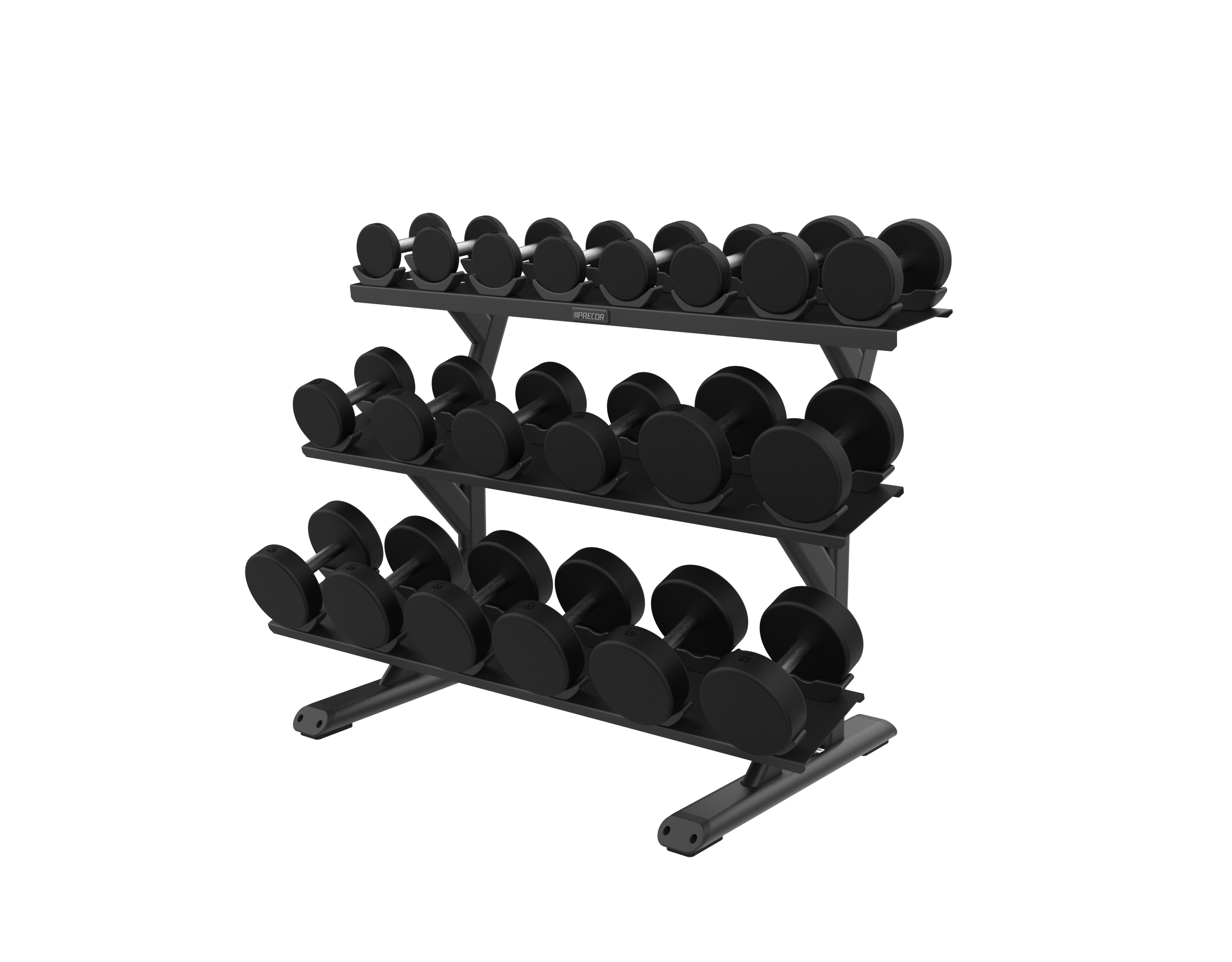 Precor Vitality 3-Tier Saddle Racks