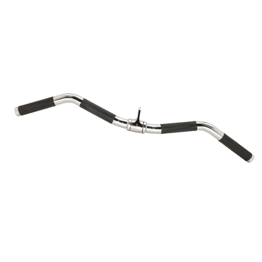 RawX Rotating Curl Bar Commercial quality curl bar with 4 black knurled polyurethane grips for Western Canadian fitness facilities
