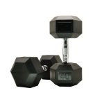 Rubber Hex Dumbbells