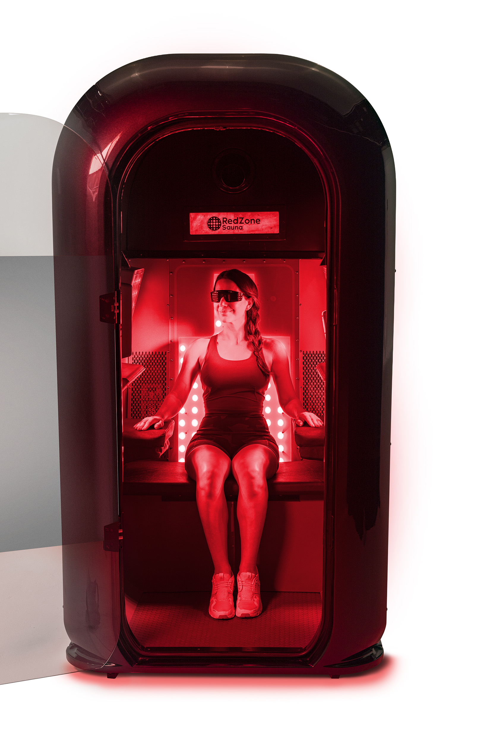 RedZone-2025-353-RT2 RedZone Sauna with red light and infrared heat