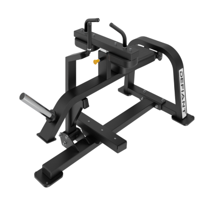 Plate Loaded Seated Calf Machine by Defiant Strength